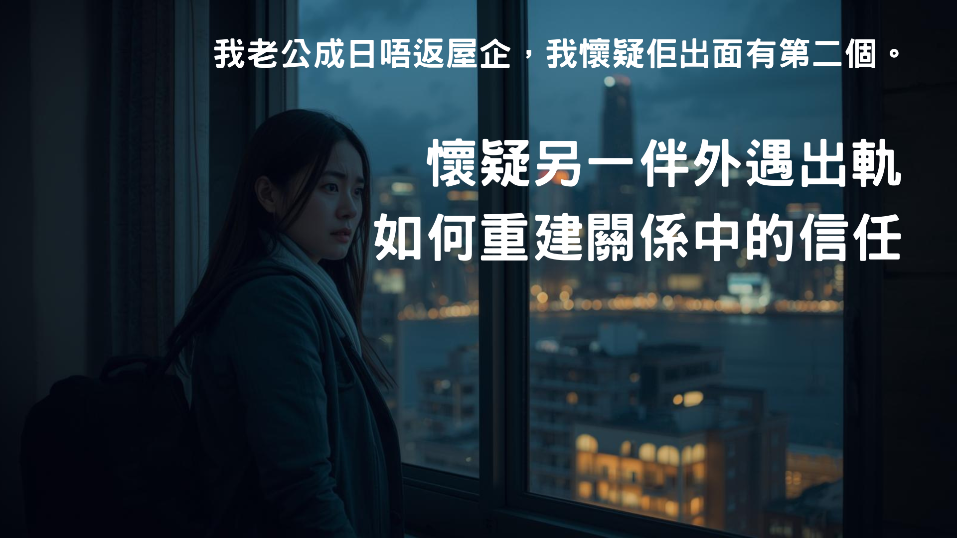 懷疑另一伴外遇出軌 - 如何重建關係中的信任