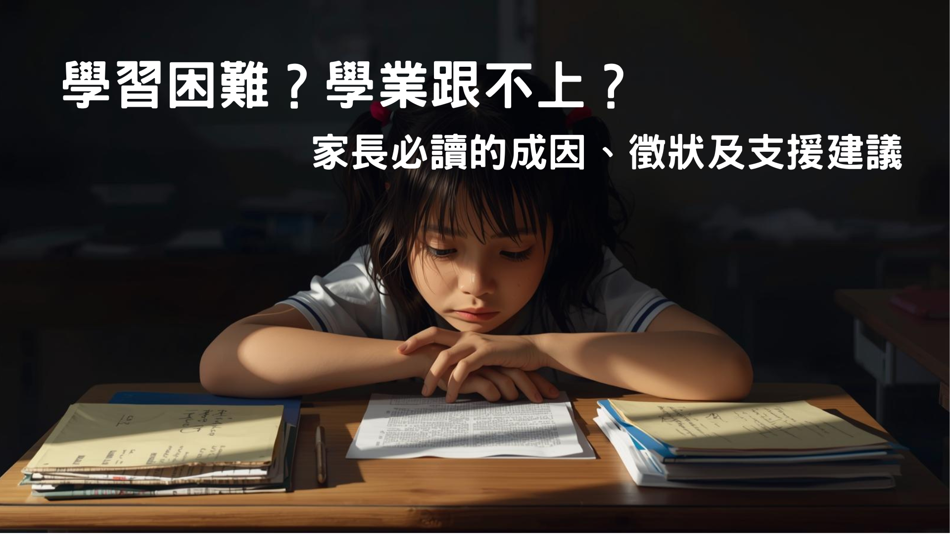 學習困難？學業跟不上？家長必讀的成因、徵狀及支援建議