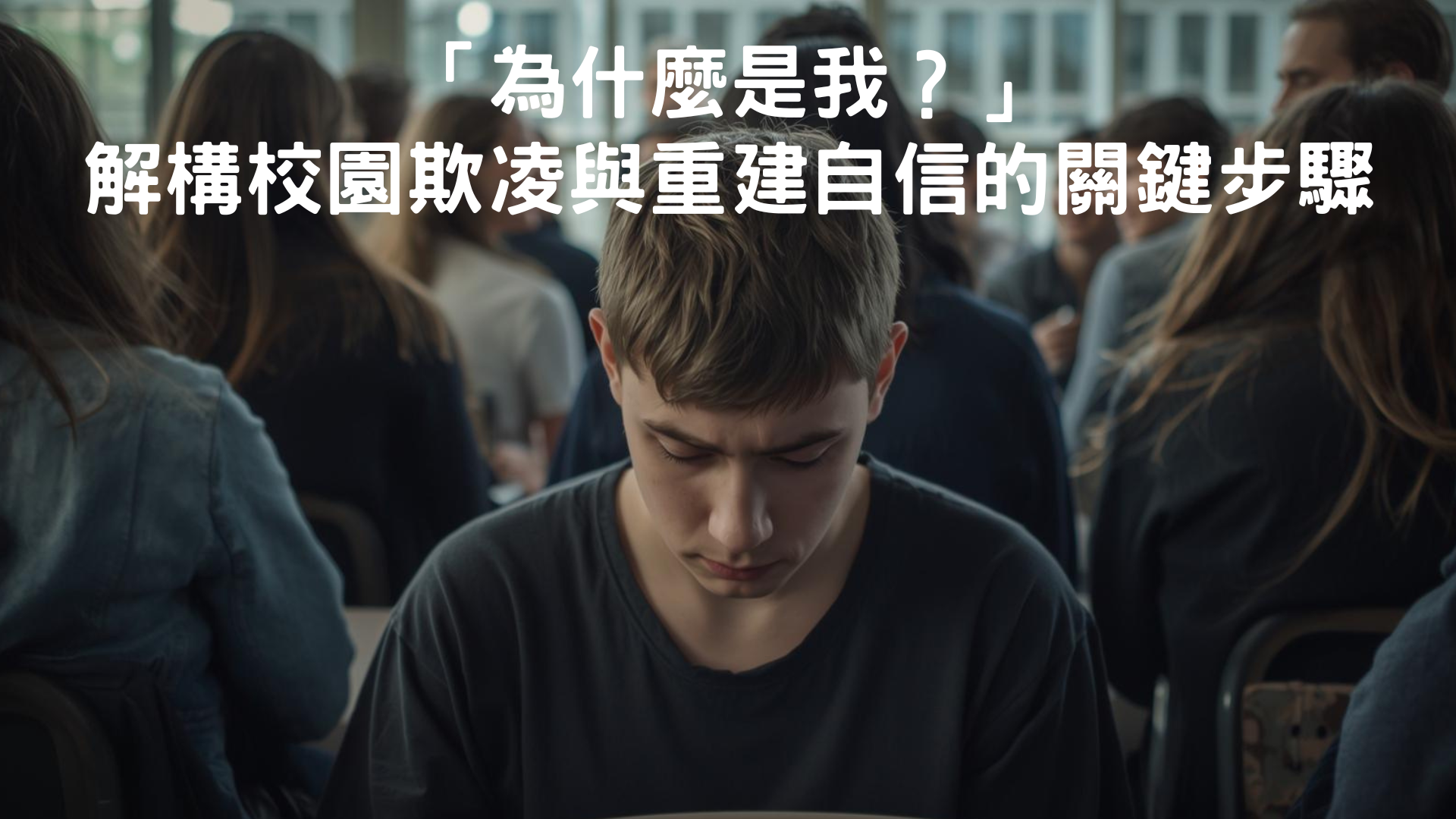 「為什麼是我？」——解構校園欺凌與重建自信的關鍵步驟