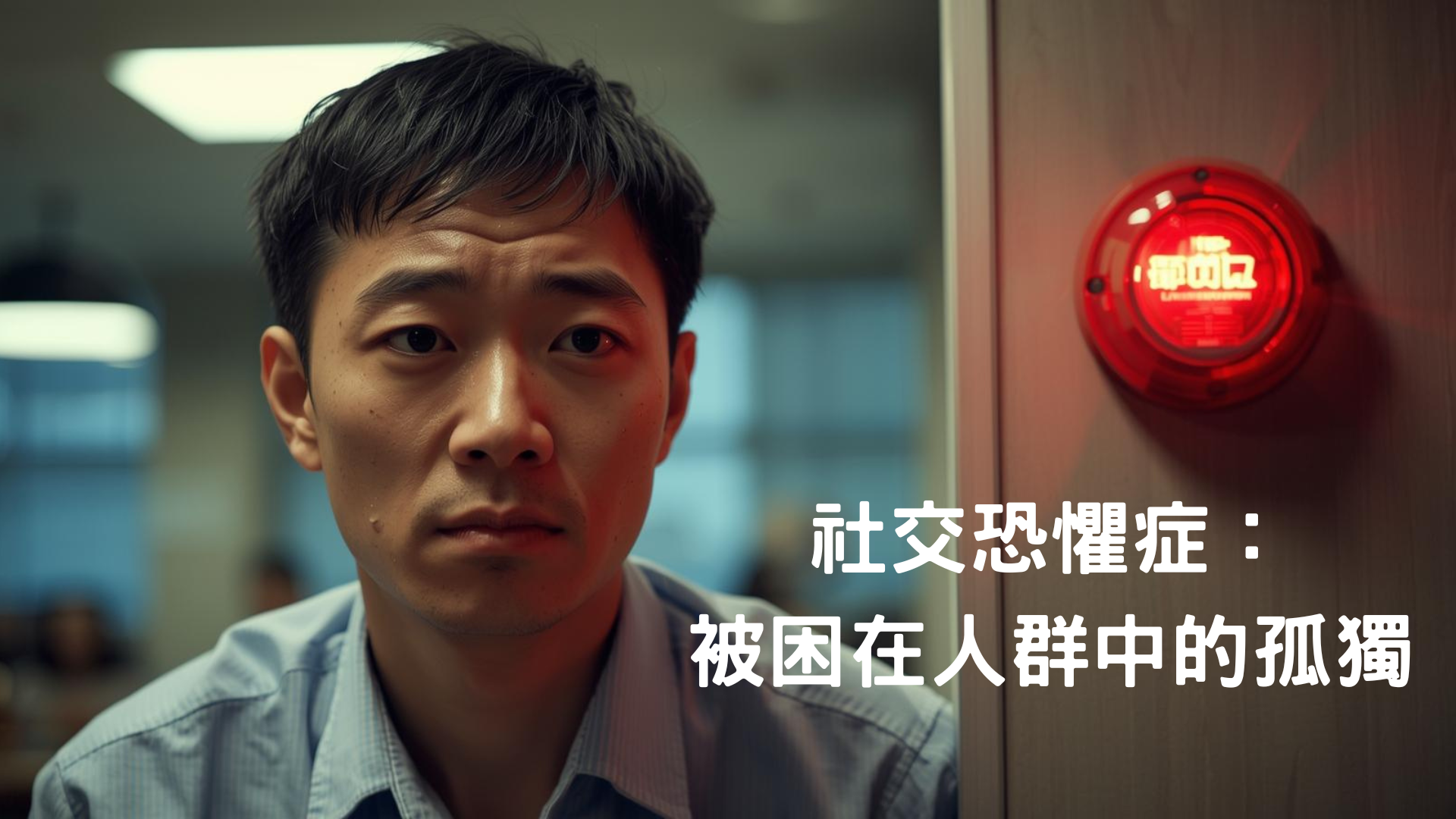 社交恐懼症：被困在人群中的孤獨