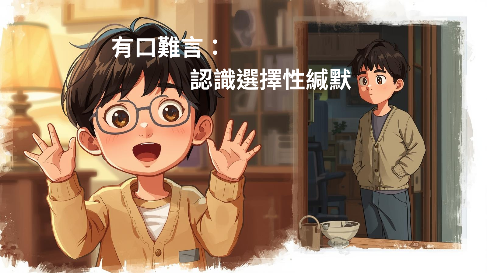 有口難言：認識選擇性緘默